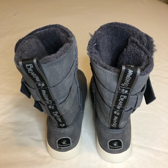 BearPaw Gray Suede Boots - Picture 1 of 8
